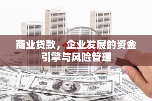 任城商业贷款，企业发展的资金引擎与风险管理