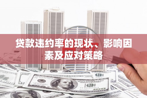 任城贷款违约率的现状、影响因素及应对策略