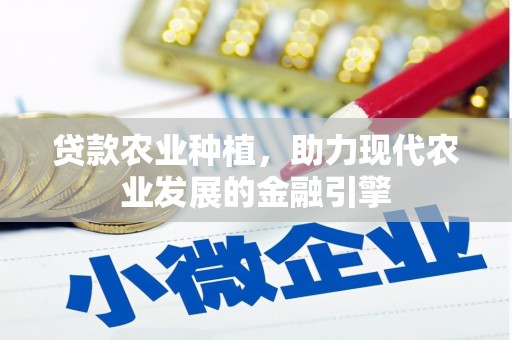 任城贷款农业种植，助力现代农业发展的金融引擎