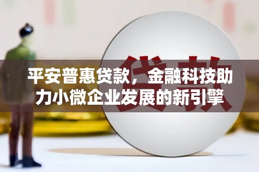 任城平安普惠贷款，金融科技助力小微企业发展的新引擎