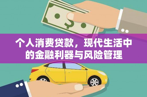 任城个人消费贷款，现代生活中的金融利器与风险管理