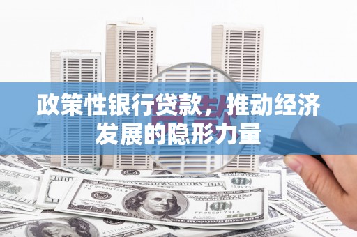 任城政策性银行贷款，推动经济发展的隐形力量