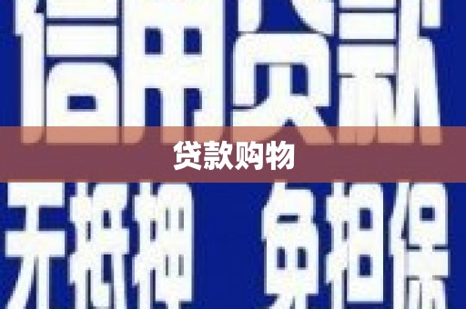 任城贷款购物