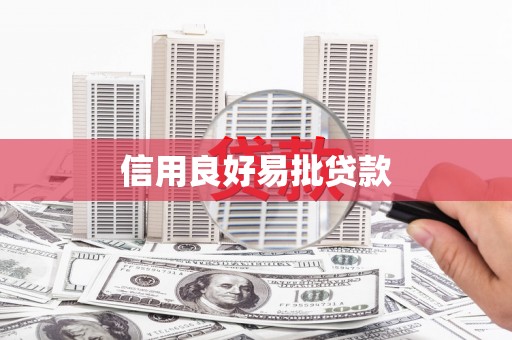 任城信用良好易批贷款