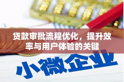 任城贷款审批流程优化，提升效率与用户体验的关键