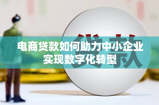 任城电商贷款如何助力中小企业实现数字化转型
