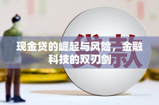 任城现金贷的崛起与风险，金融科技的双刃剑