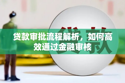 任城贷款审批流程解析，如何高效通过金融审核