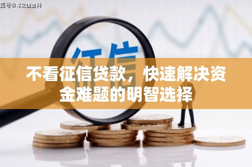 任城不看征信贷款，快速解决资金难题的明智选择