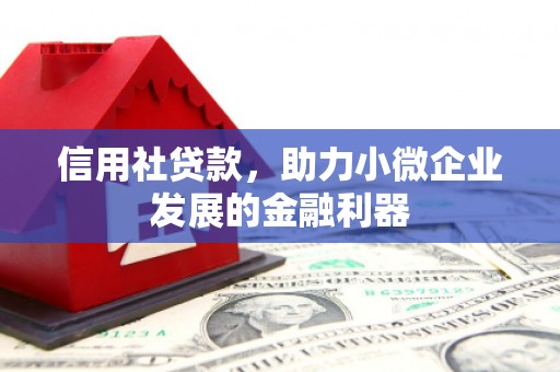 任城信用社贷款，助力小微企业发展的金融利器