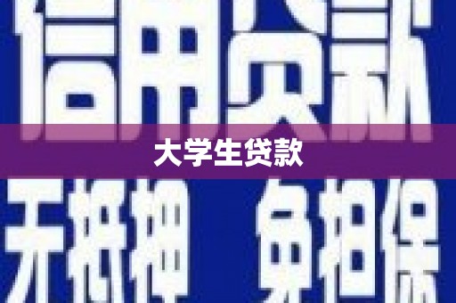 任城大学生贷款