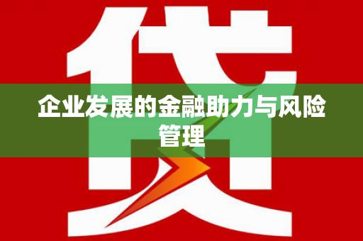 任城企业发展的金融助力与风险管理