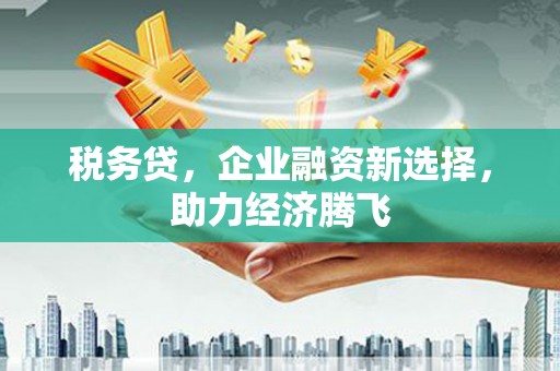 任城税务贷，企业融资新选择，助力经济腾飞