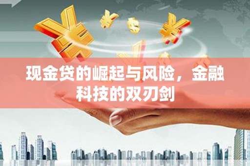 任城现金贷的崛起与风险，金融科技的双刃剑