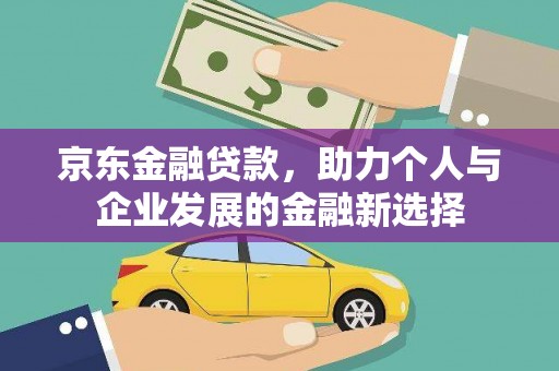 任城京东金融贷款，助力个人与企业发展的金融新选择