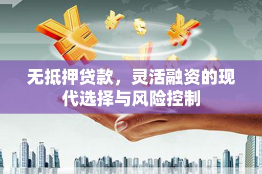 任城无抵押贷款，灵活融资的现代选择与风险控制