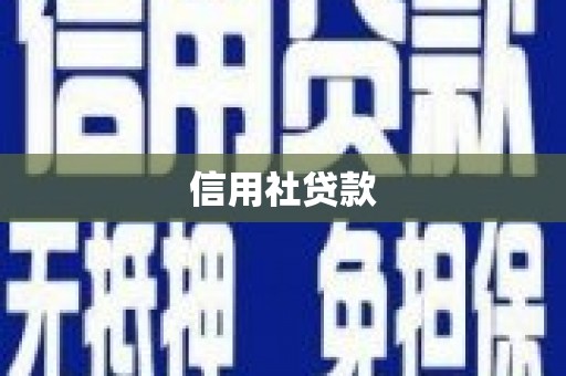 任城信用社贷款