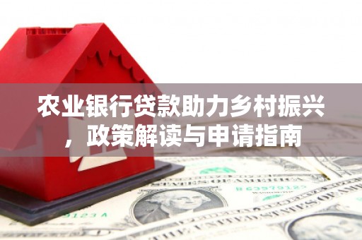 任城农业银行贷款助力乡村振兴，政策解读与申请指南