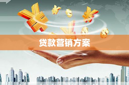 任城贷款营销方案
