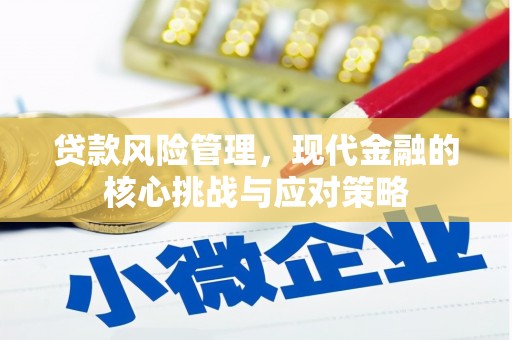 任城贷款风险管理，现代金融的核心挑战与应对策略