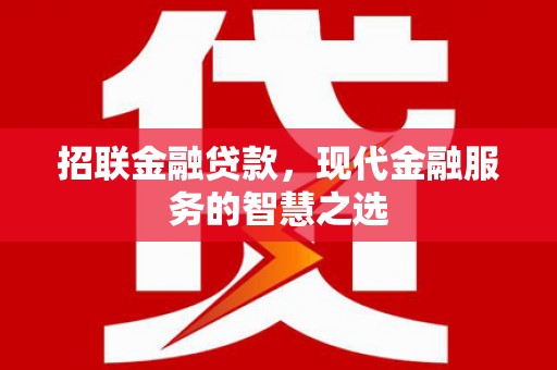 任城招联金融贷款，现代金融服务的智慧之选