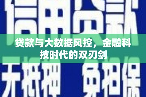 任城贷款与大数据风控，金融科技时代的双刃剑
