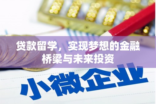 任城贷款留学，实现梦想的金融桥梁与未来投资