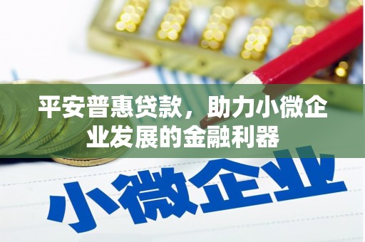 任城平安普惠贷款，助力小微企业发展的金融利器