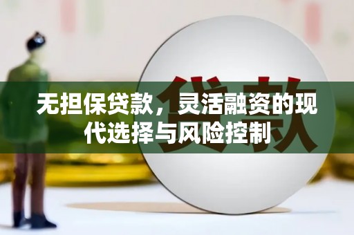 任城无担保贷款，灵活融资的现代选择与风险控制