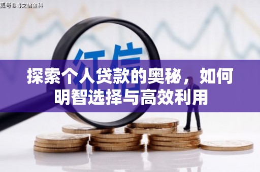 任城探索个人贷款的奥秘，如何明智选择与高效利用