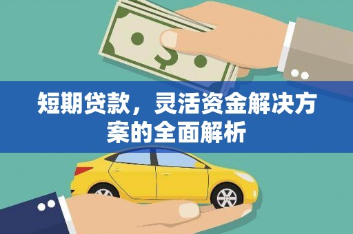 任城短期贷款，灵活资金解决方案的全面解析
