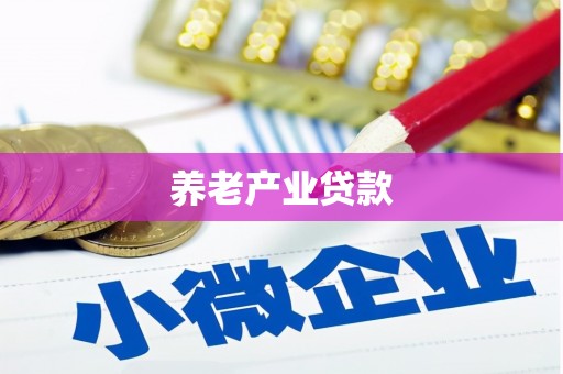 任城养老产业贷款