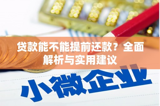 任城贷款能不能提前还款？全面解析与实用建议