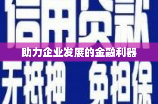 任城助力企业发展的金融利器