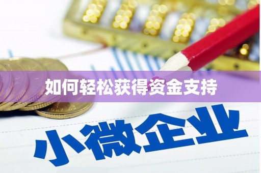 任城如何轻松获得资金支持