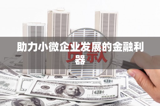 任城助力小微企业发展的金融利器