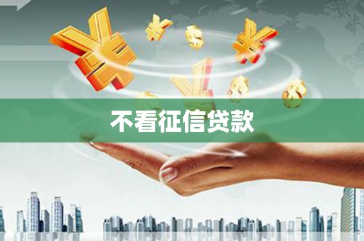 任城不看征信贷款