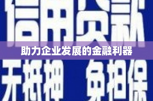 任城助力企业发展的金融利器